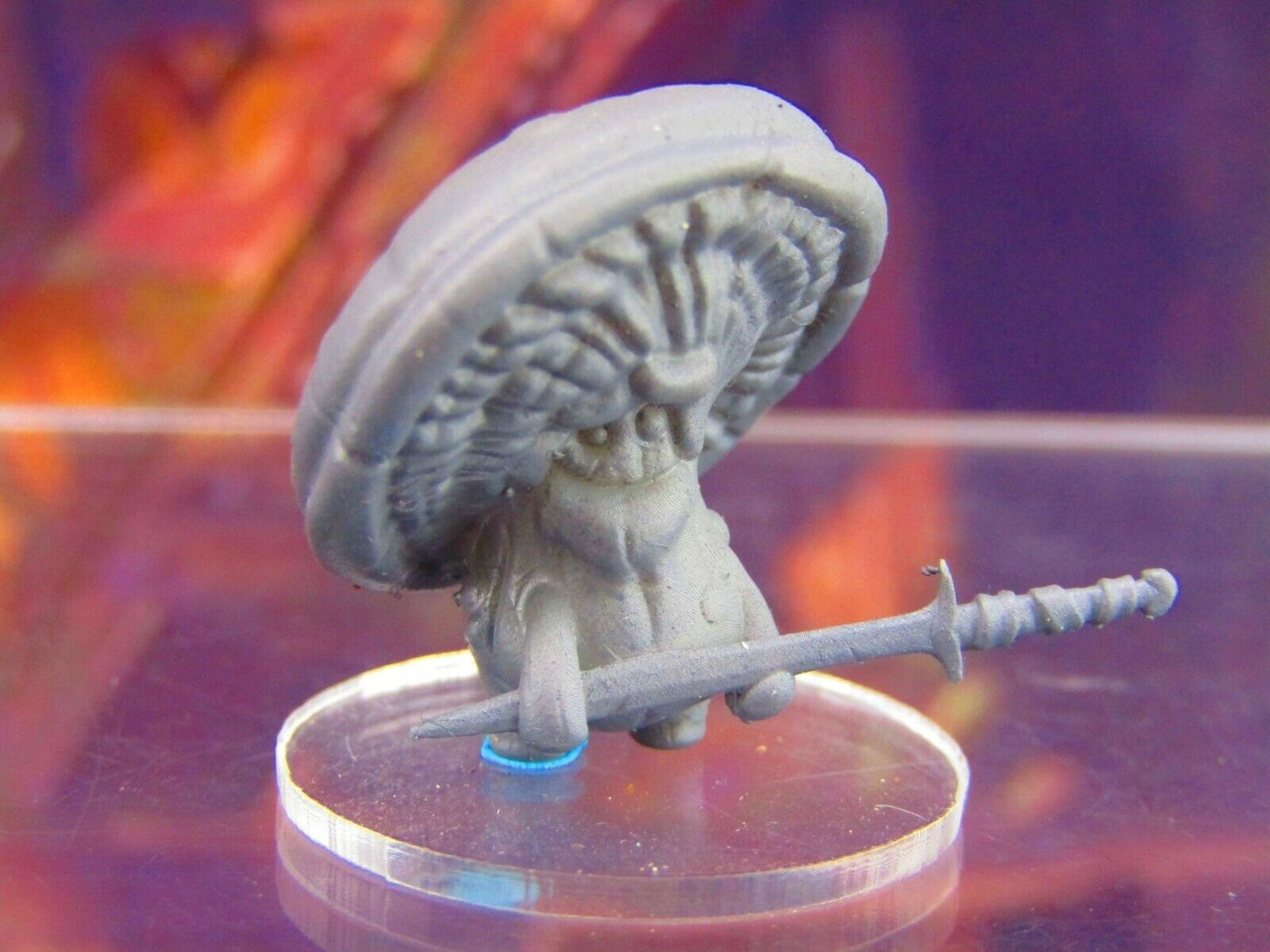 Shroomie Swordsman Mushroom Men Myconid Fungus Folk Mini Figures 3D Printed