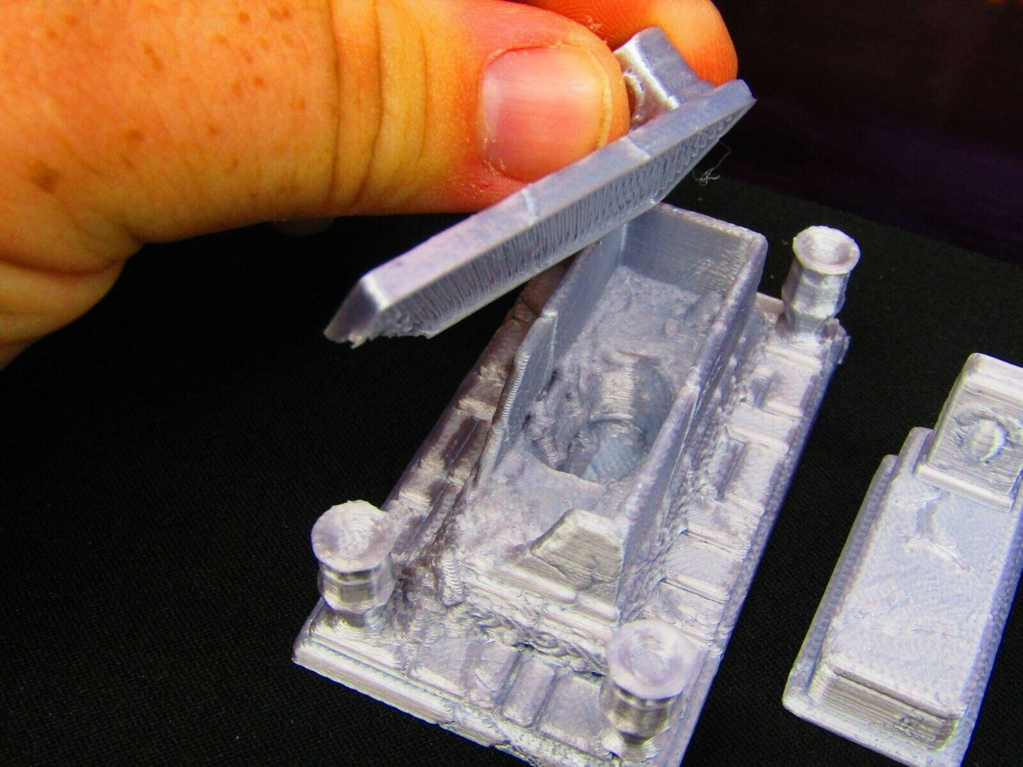 5 Tomb Gravesite Vault 7pc Grave Set for Graveyard / Cemetery Scatter Terrain