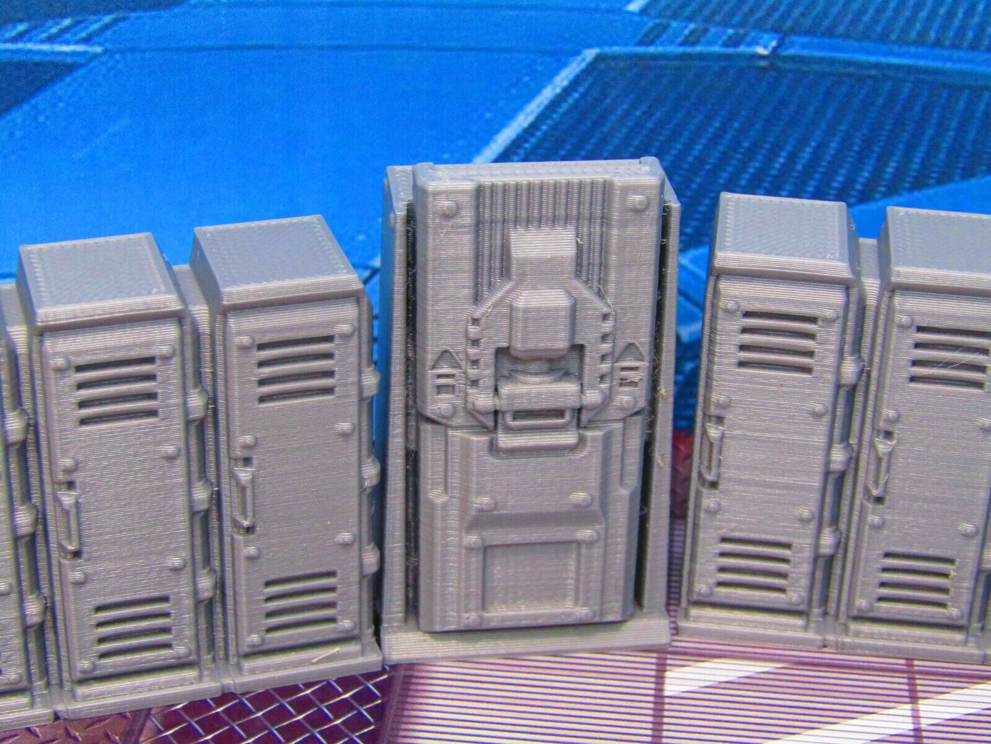 5 pc Soldiers Barracks Wall Lockers Miniature Scatter Terrain Scenery 3D Printed