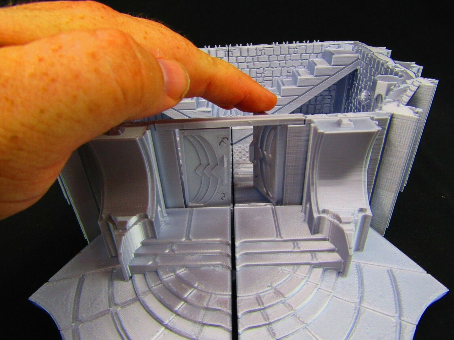 Evil Dark Palace Haunted Mansion House Scatter Terrain Scenery 3D Printed Mini