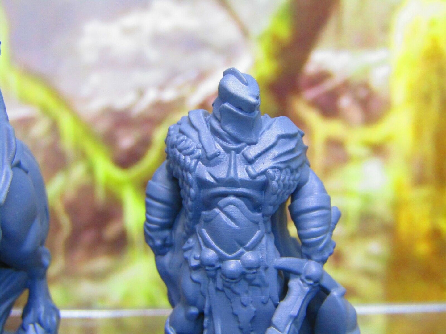 Death Knight Pair Mini Miniature Figure 3D Printed Model 28/32mm Scale Fantasy
