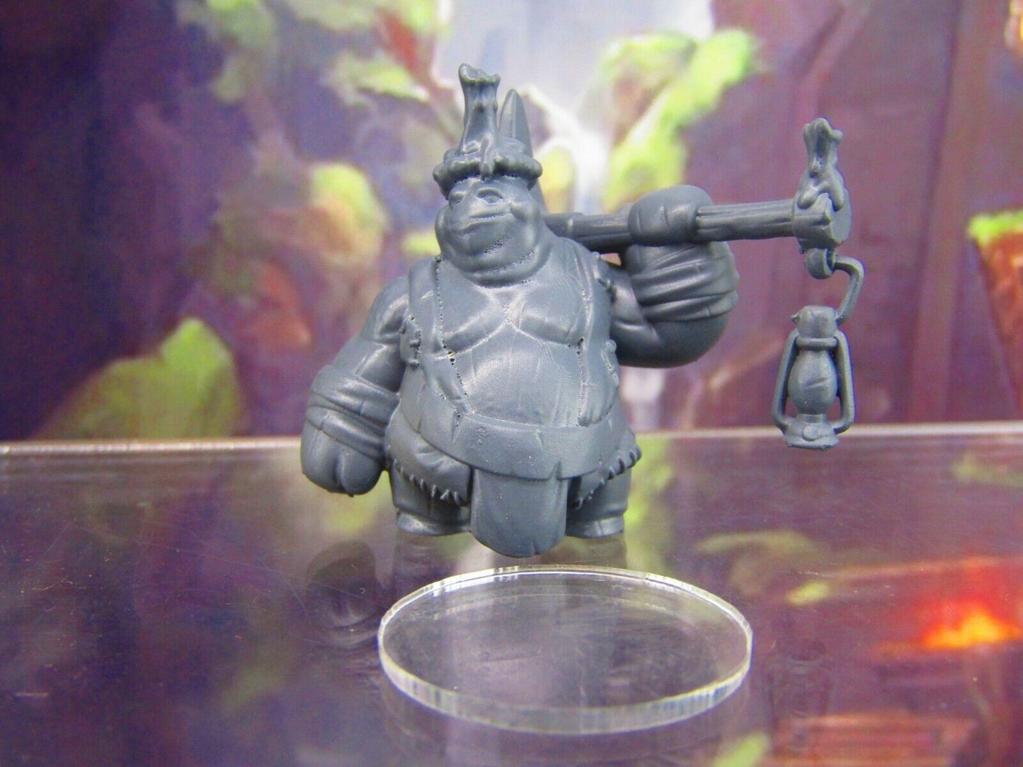 Shroomie Miner Mushroom Men Myconid Fungus Folk Mini Figures 3D Printed Model