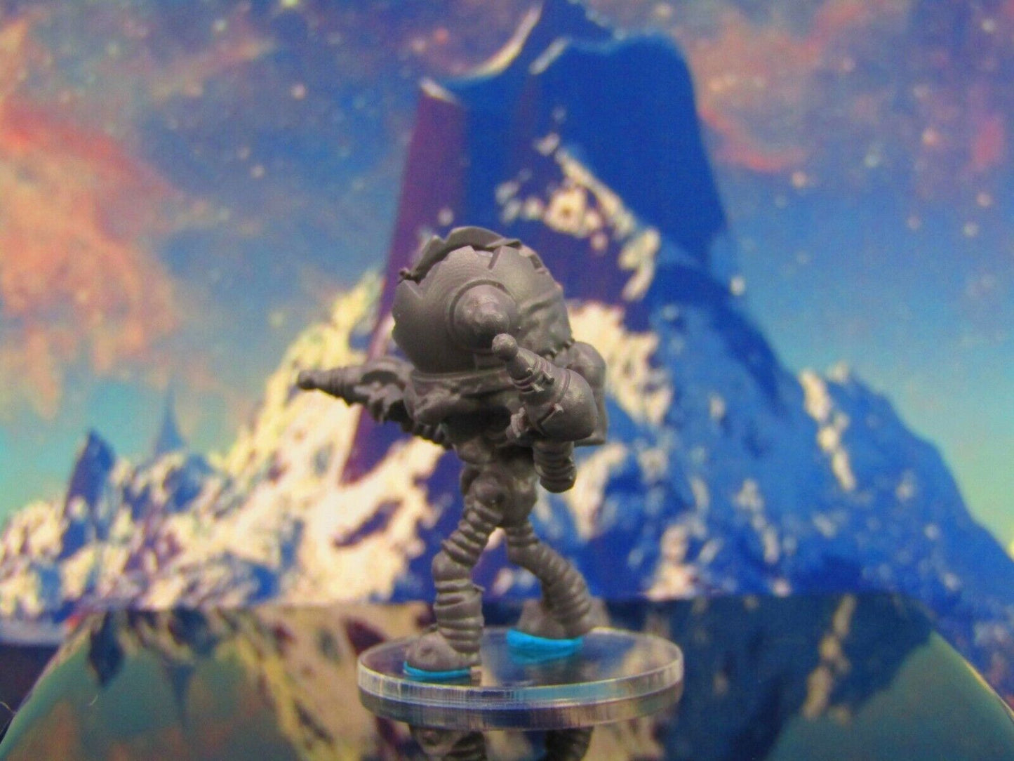 Skeletal Zeta Alien Invader A Mini Miniature Model Character Figure