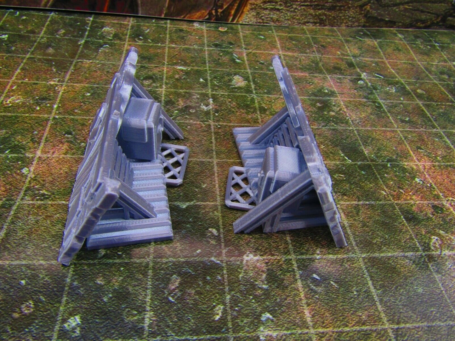2pc Junk Wall Settlement Barricade B Scatter Terrain Scenery Wasteland