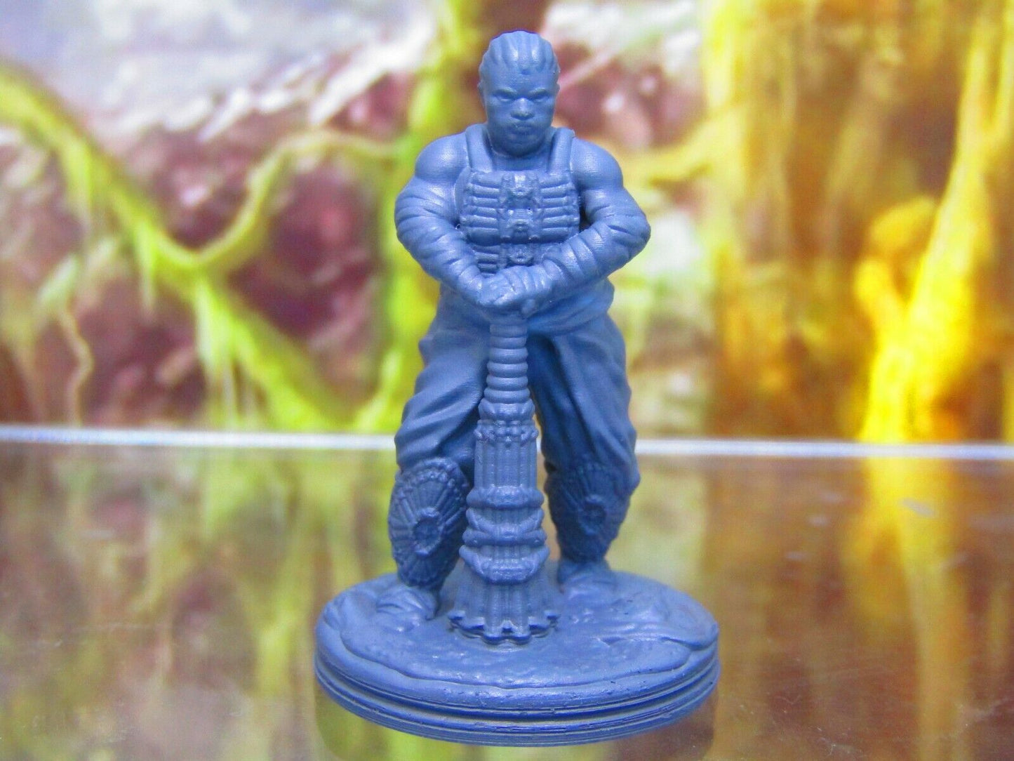Tribal Jungle Tree Warrior Mini Miniature Figure 3D Printed Model 28/32mm Scale