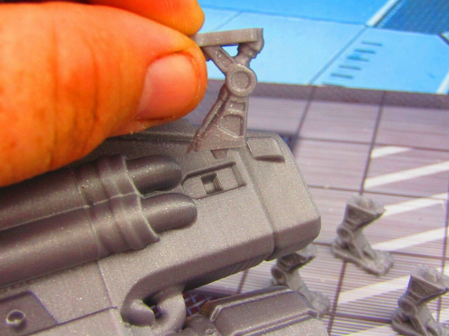 Space Ship Star Fighter A Scenery Scatter Terrain 3D Printed Model 28/32mm Scale