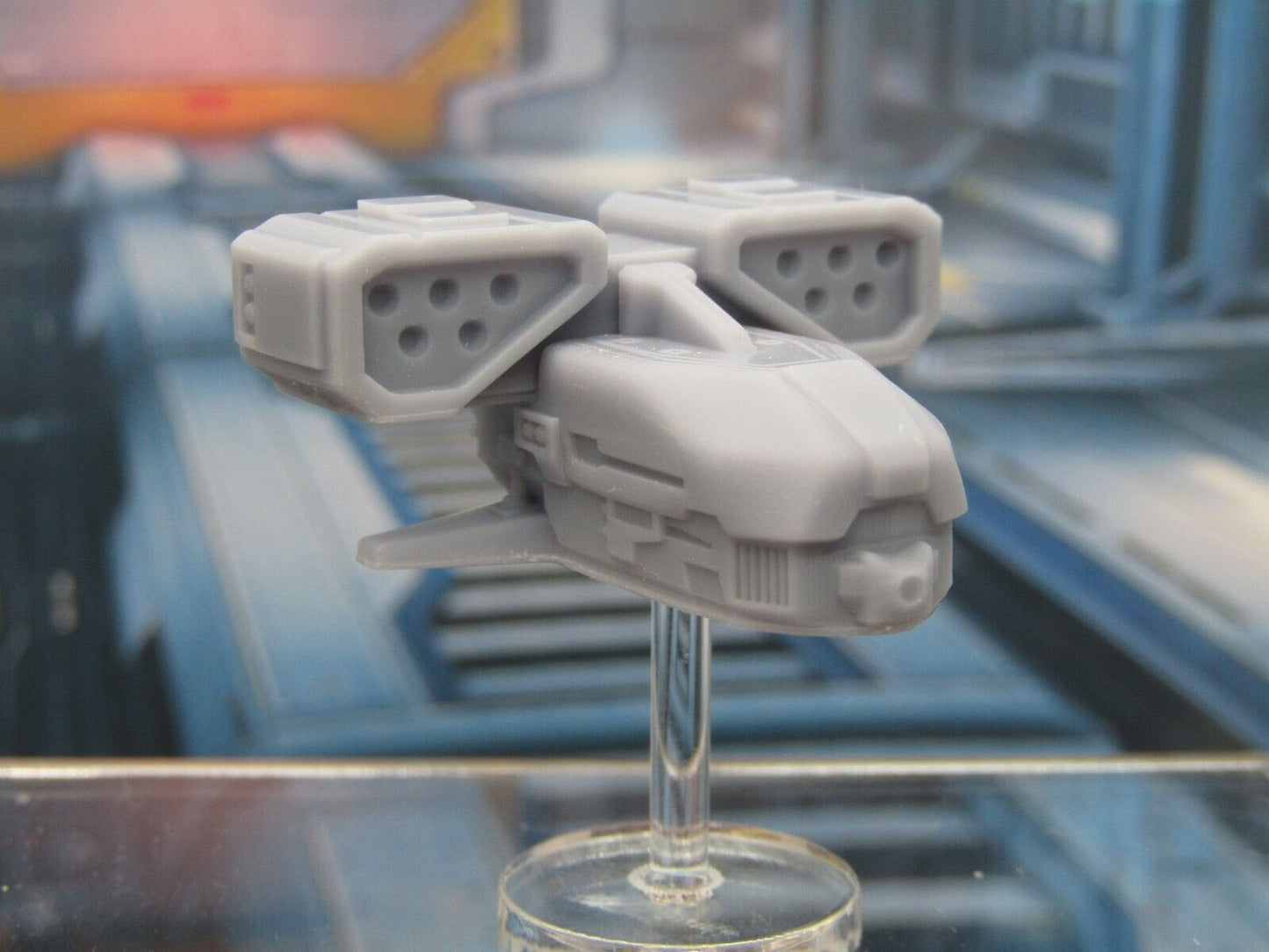 Lot of 3 Missle Drones w/ Flight Stands Mini Miniature 3D Printed Figure Model