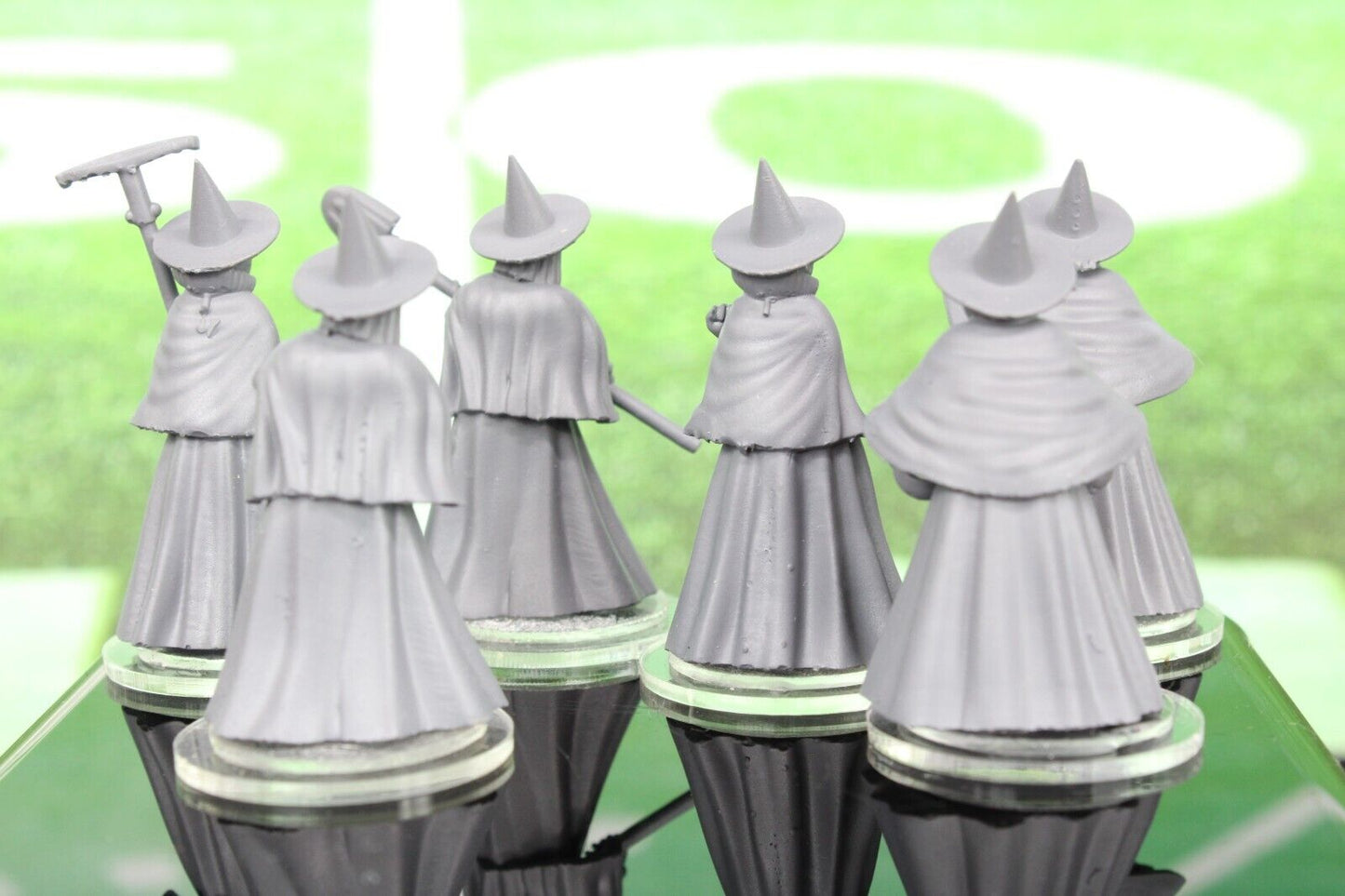 6pc Witches Linemen Blockers Mini Miniature Player Blood Fantasy Football Bowl