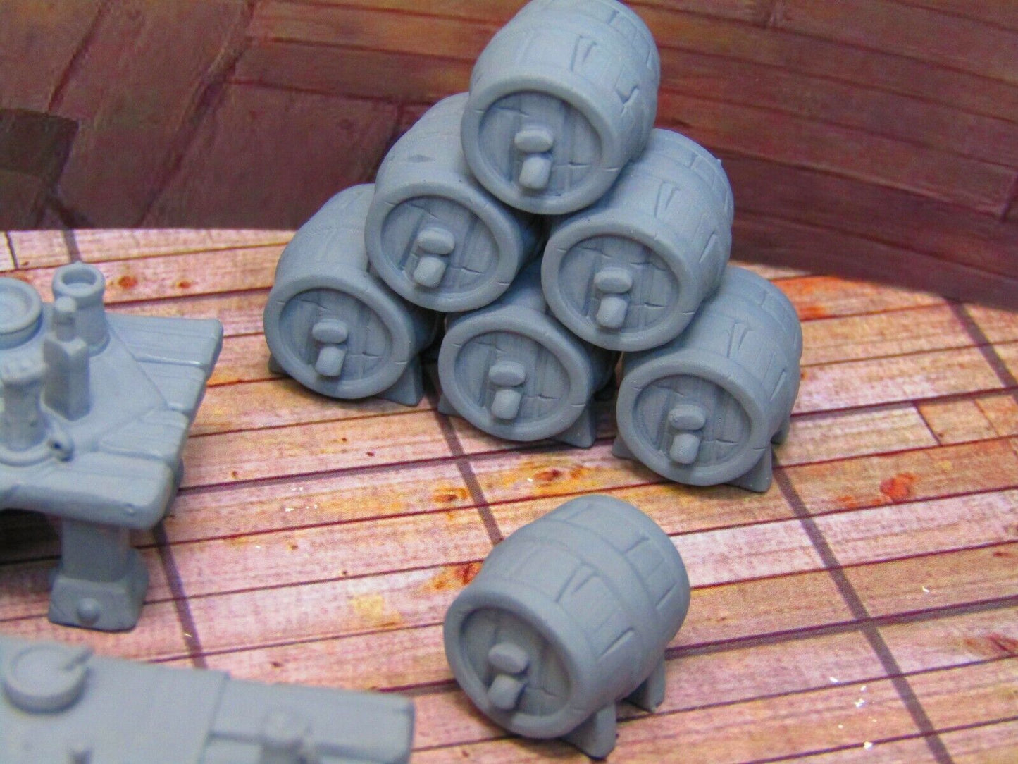 7pc Small Dining Room Banquet Dinner Set Scatter Terrain Scenery Props Miniature