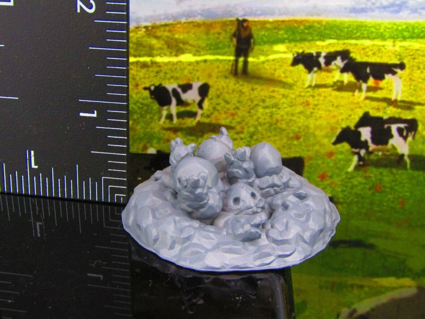 Clod People Nest Earth Elemental Dirt Folk Mini Miniature Model Character Figure