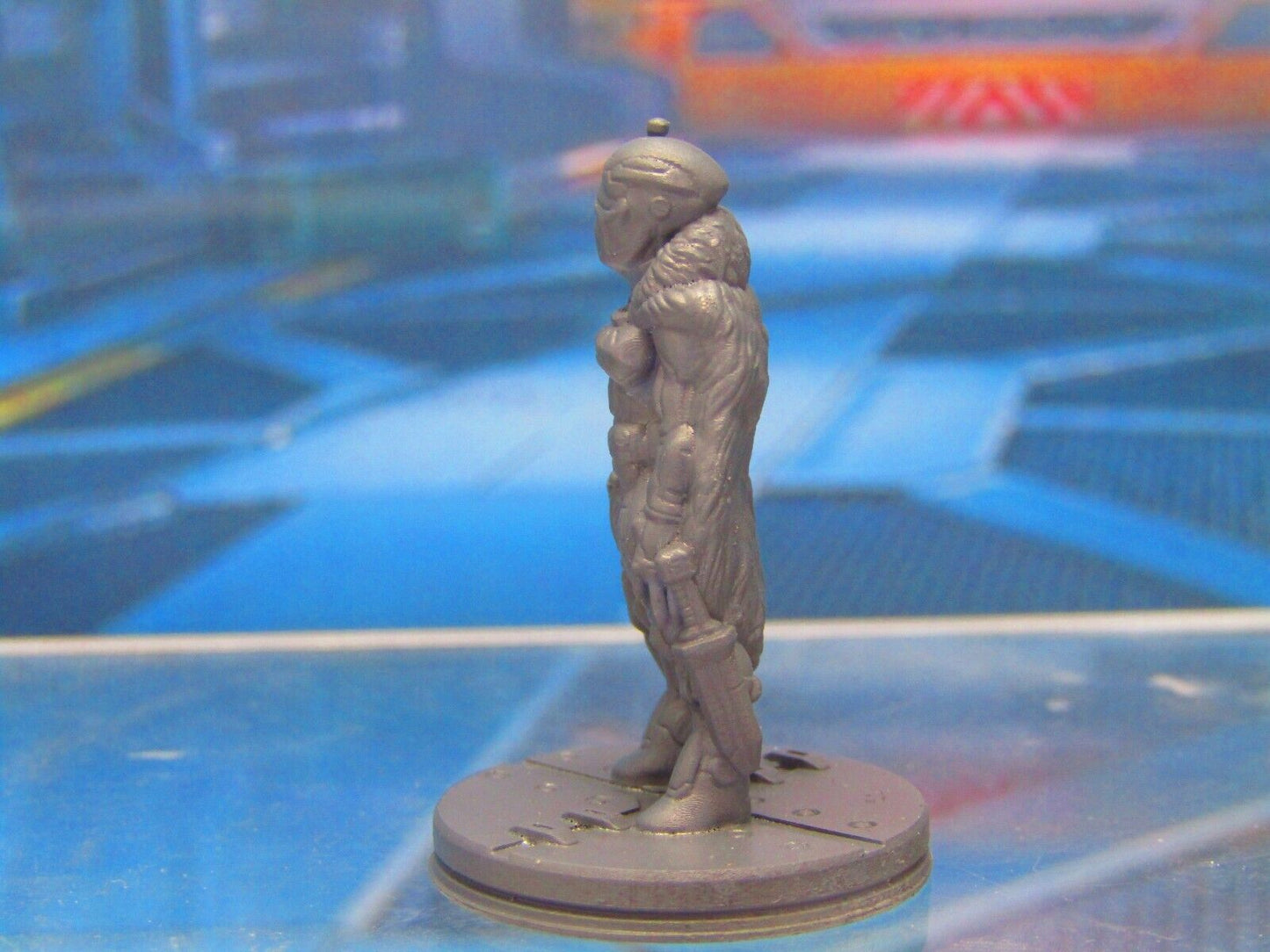 Female Galactic Human Bounty Hunter Mercenary Mini Miniature 3D Printed Model