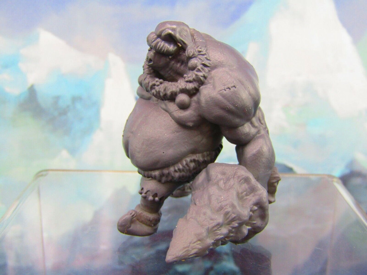 Festive Christmas Holiday Ogre Monster Mini Miniature Figure 3D Printed Model