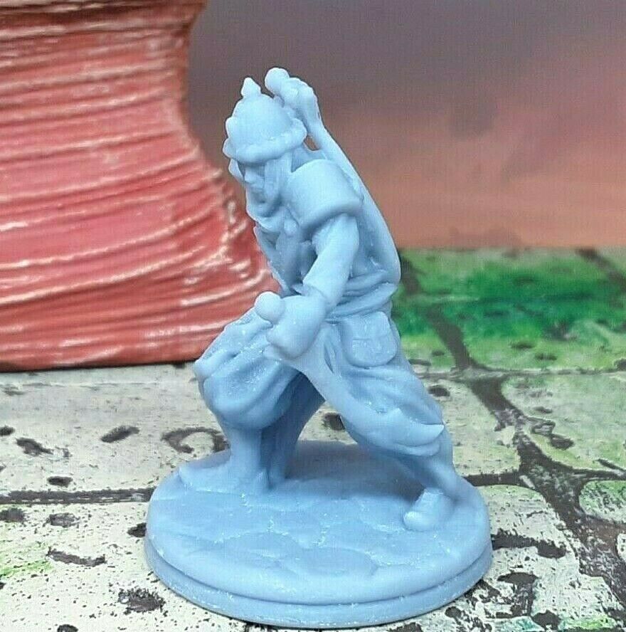 Sword Marauder Desert Thief Mini Miniatures Figure Tabletop D&D 3D Printed Resin