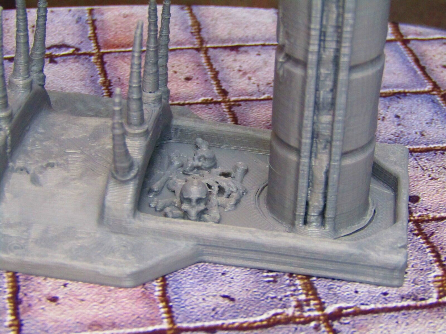 River of Blood Crossing Entryway Archway Bridge Entrance Scenery Scatter Terrain