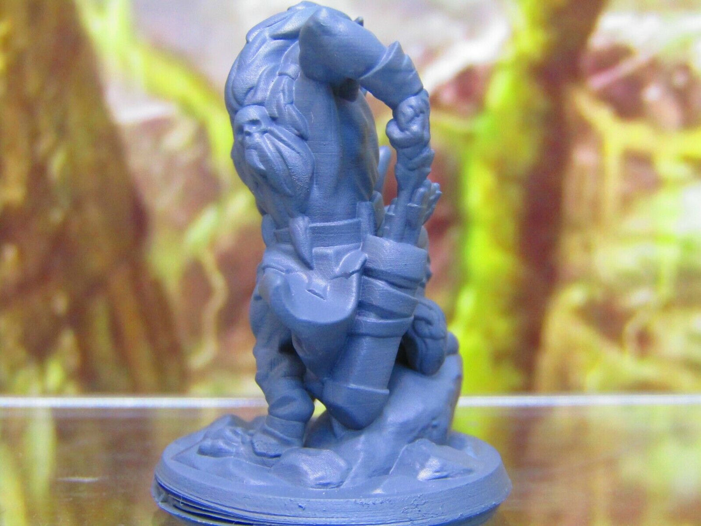 Hyenaman Figther Warrior Soldier Archer w/ Bow/Arrow Mini Figure 3D Printed Mode
