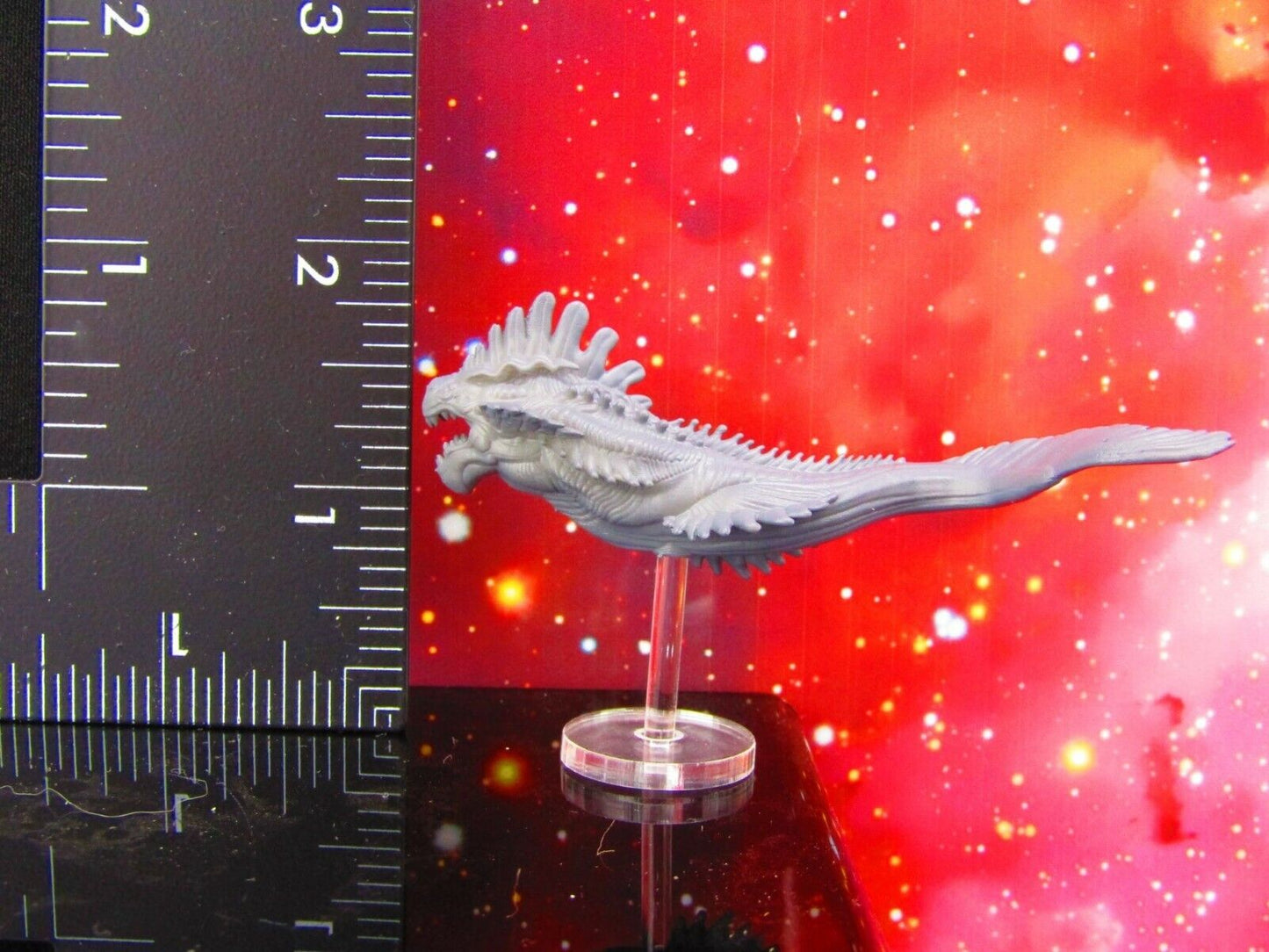 Space Serpent Space Creature Monster Space War Gaming Set w/ Flight Stands & Rod