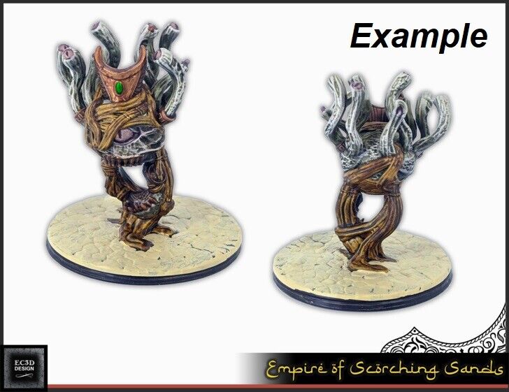 28mm Undead Mummy Beholder Eye Monster Mini Miniature Figure Dungeons & Dragons
