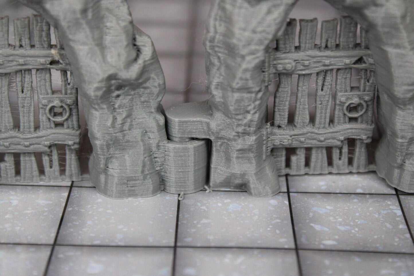 4pc Dry Cavern Dungeonsticks Cave Closed Doorways Walls Map Tile Set Scenery D&D