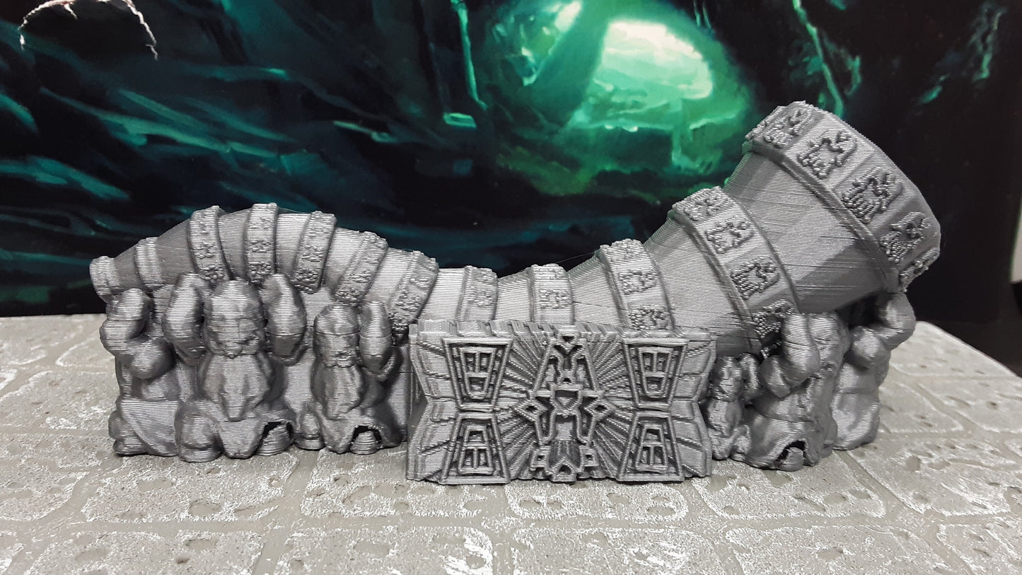 Dwarven Great Horn Miniature Model UNPAINTED 28mm Scale Fantasy Scatter Terrain for RPG Tabletop Fantasy Games Dungeons & Dragons 3D Printed