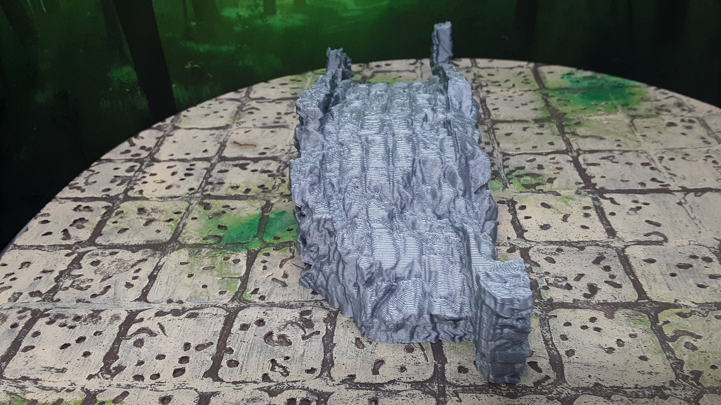 Ruined Stone Bridge Scatter Terrain Scenery 28mm Dungeons & Dragons 3D Printed Mini Miniature Model Tabletop War Gaming Wilds of Wintertide
