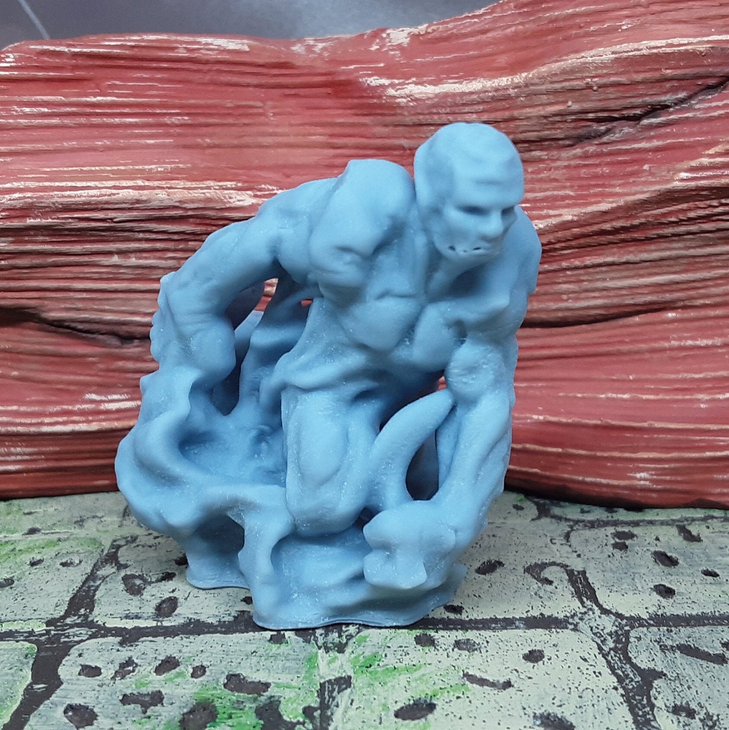 Sand Golem Monster Encounter Mini Miniatures Figure Tabletop Fantasy Games Dungeons & Dragons 3D Printed Resin Empire of Scorching Sands