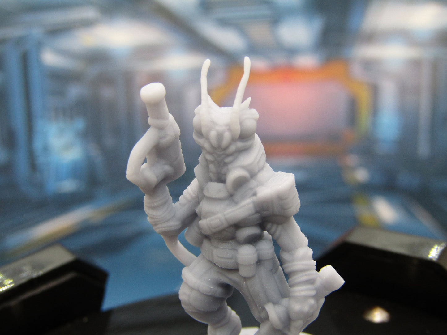Alien Insectoid Warrior Mini Miniature Scatter Terrain Scenery 3D Printed Model 28/32mm Scale Sci Fi Science Fiction RPG Tabletop Gaming