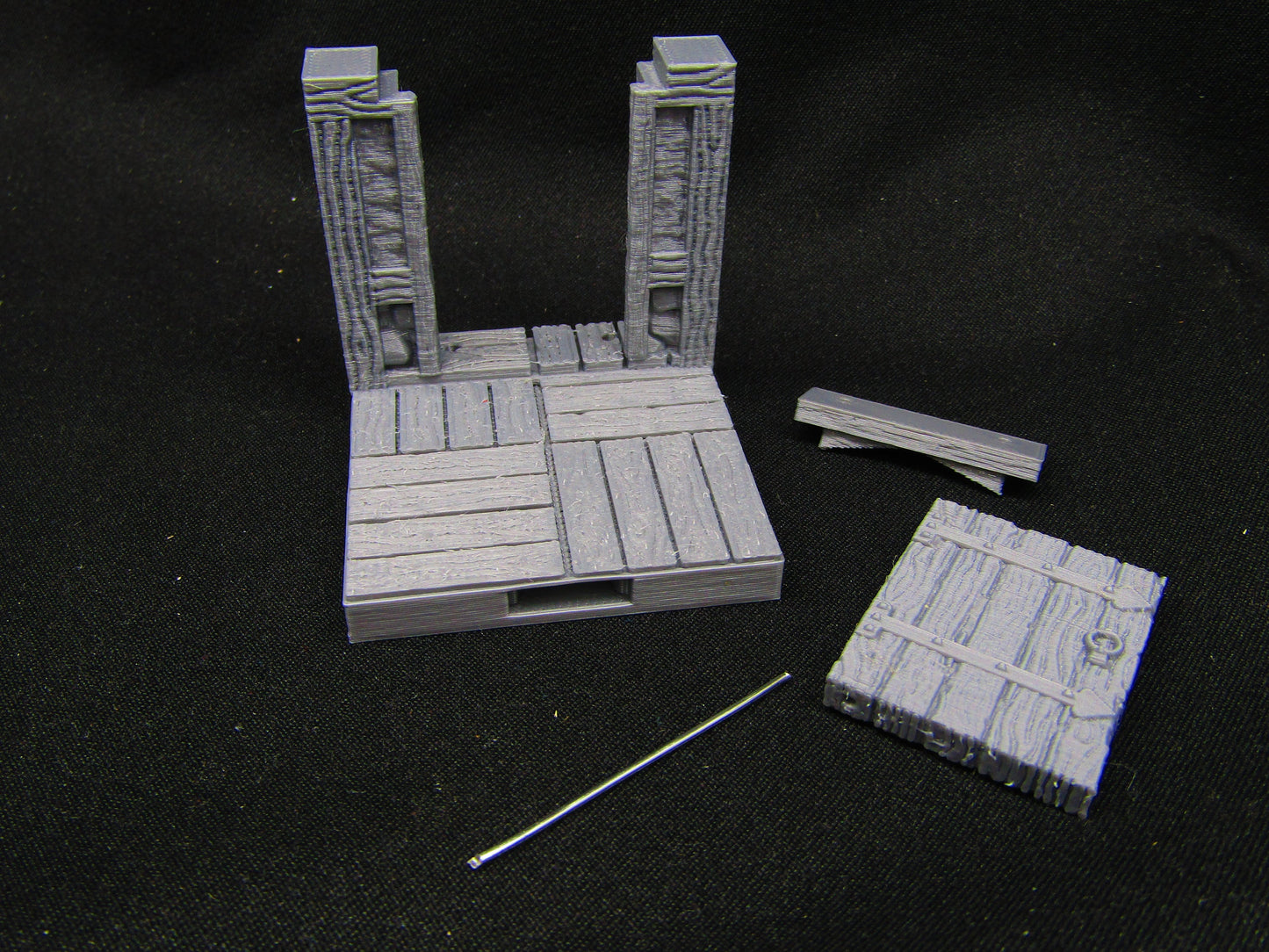 15 Tile Set Town Bar Inn Openforge Locking Modular Dungeon Tiles w/ Doors 3D Printed Model Tabletop Game Dungeons and Dragons D&D Open Lock