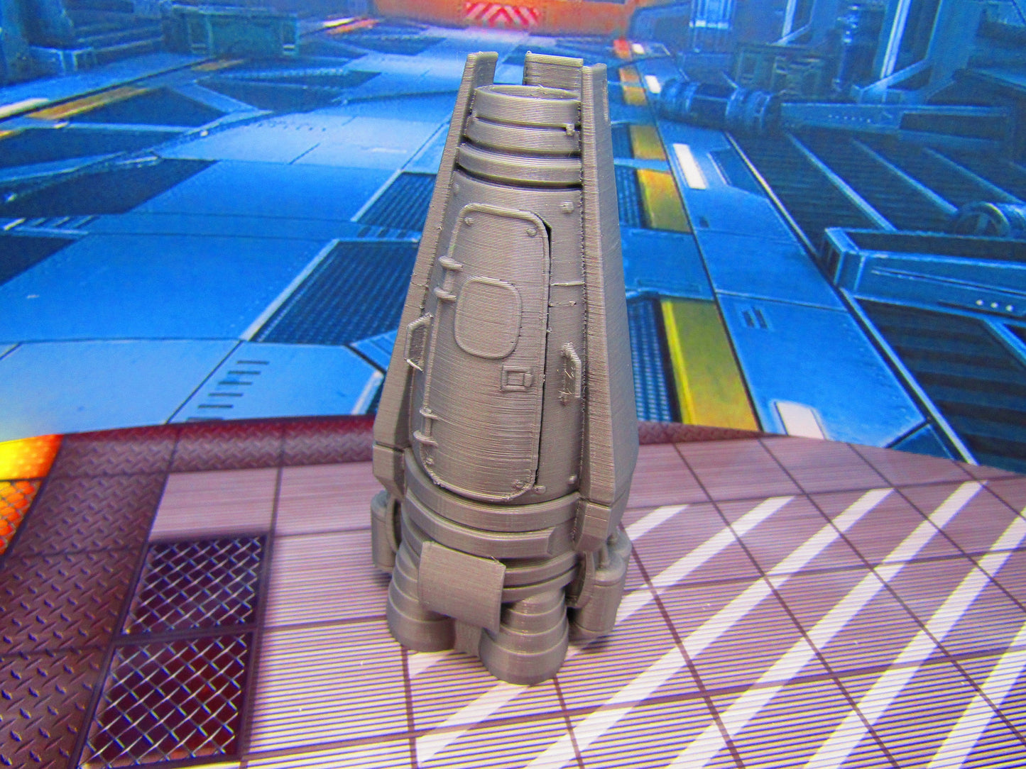 Personal Escape Pod Ship Miniature Mini Scatter Terrain Scenery 3D Printed Model 28/32mm Scale Sci Fi Science Fiction RPG Tabletop Gaming