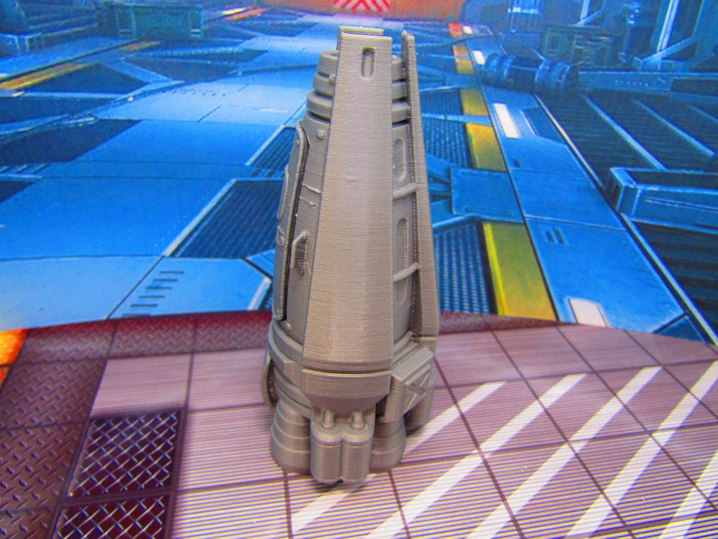 Personal Escape Pod Ship Miniature Mini Scatter Terrain Scenery 3D Printed Model 28/32mm Scale Sci Fi Science Fiction RPG Tabletop Gaming