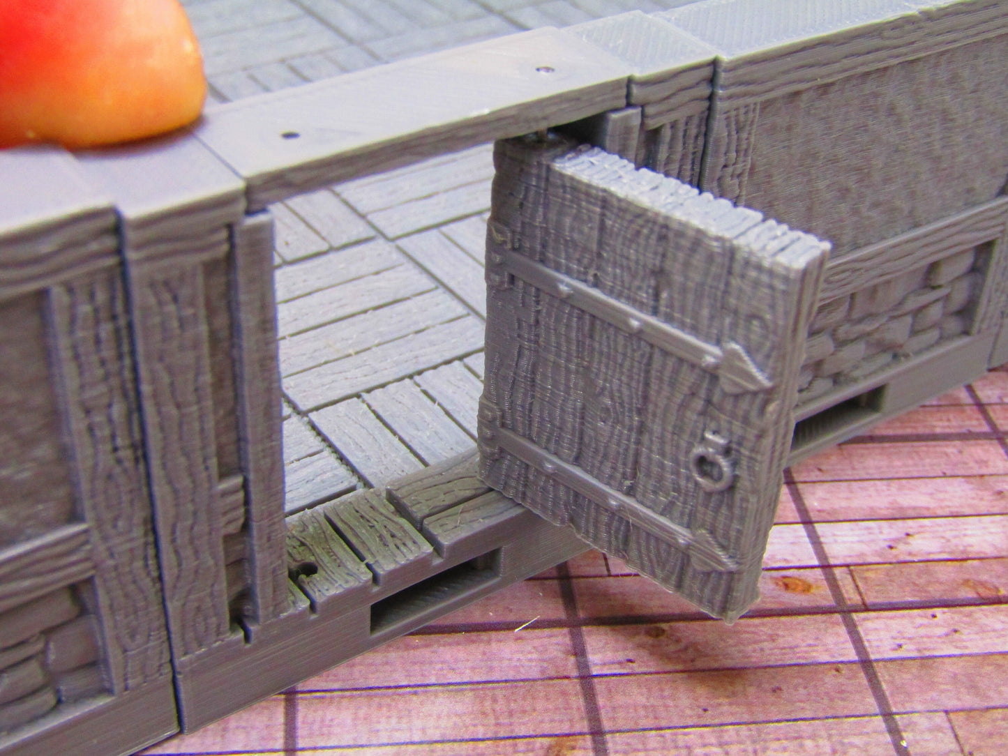 15 Tile Set Town Bar Inn Openforge Locking Modular Dungeon Tiles w/ Doors 3D Printed Model Tabletop Game Dungeons and Dragons D&D Open Lock