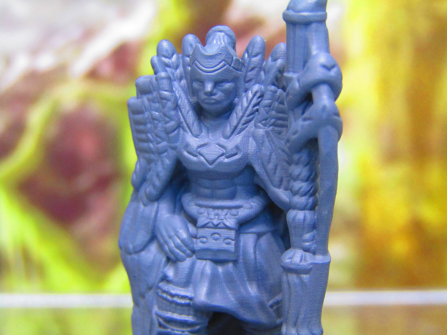 Tribal Jungle Warrior Eagle Hero Mini Miniature Figure 3D Printed Model 28/32mm Scale Fantasy RPG Tabletop Gaming Dungeons & Dragons