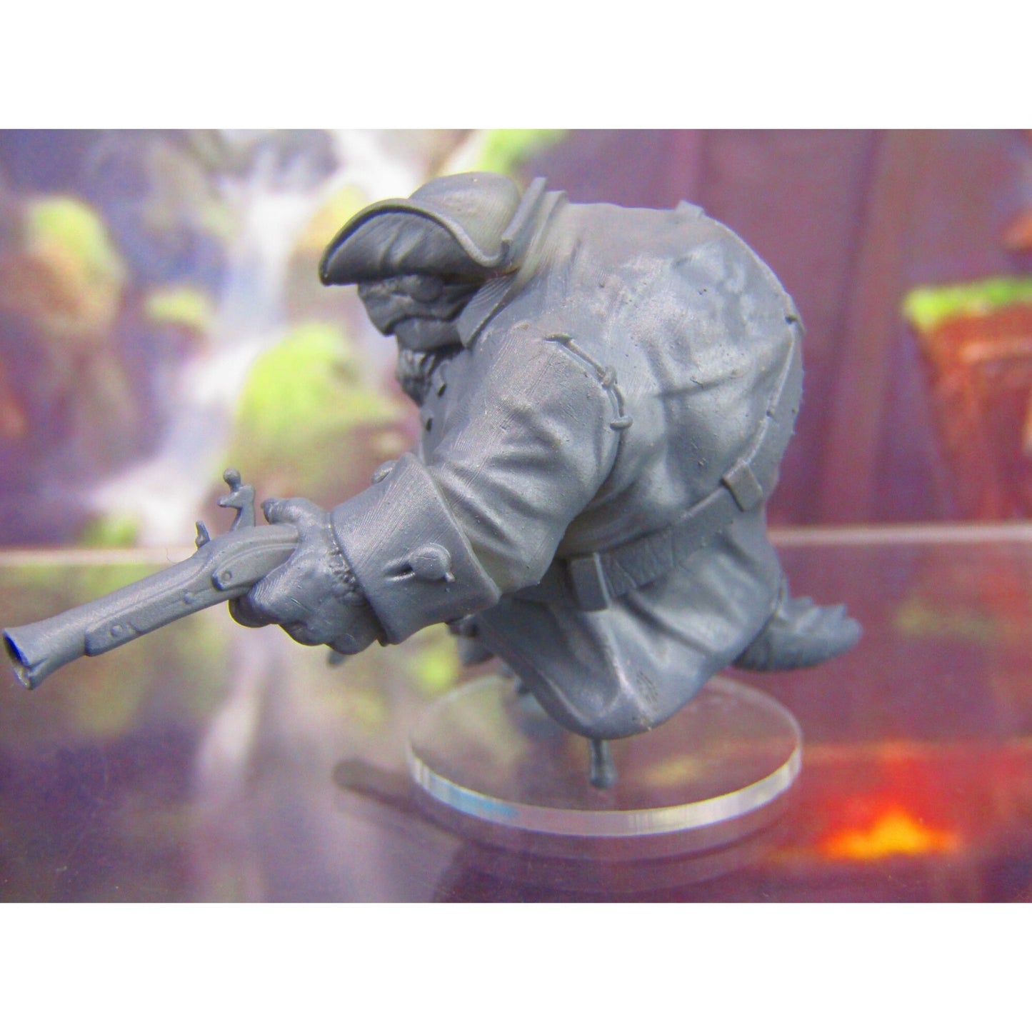 Tortle Pirate Turtle Man Race Mini Miniature Figure 3D Printed Model 28/32mm Scale RPG Fantasy Games Dungeons & Dragons Tabletop