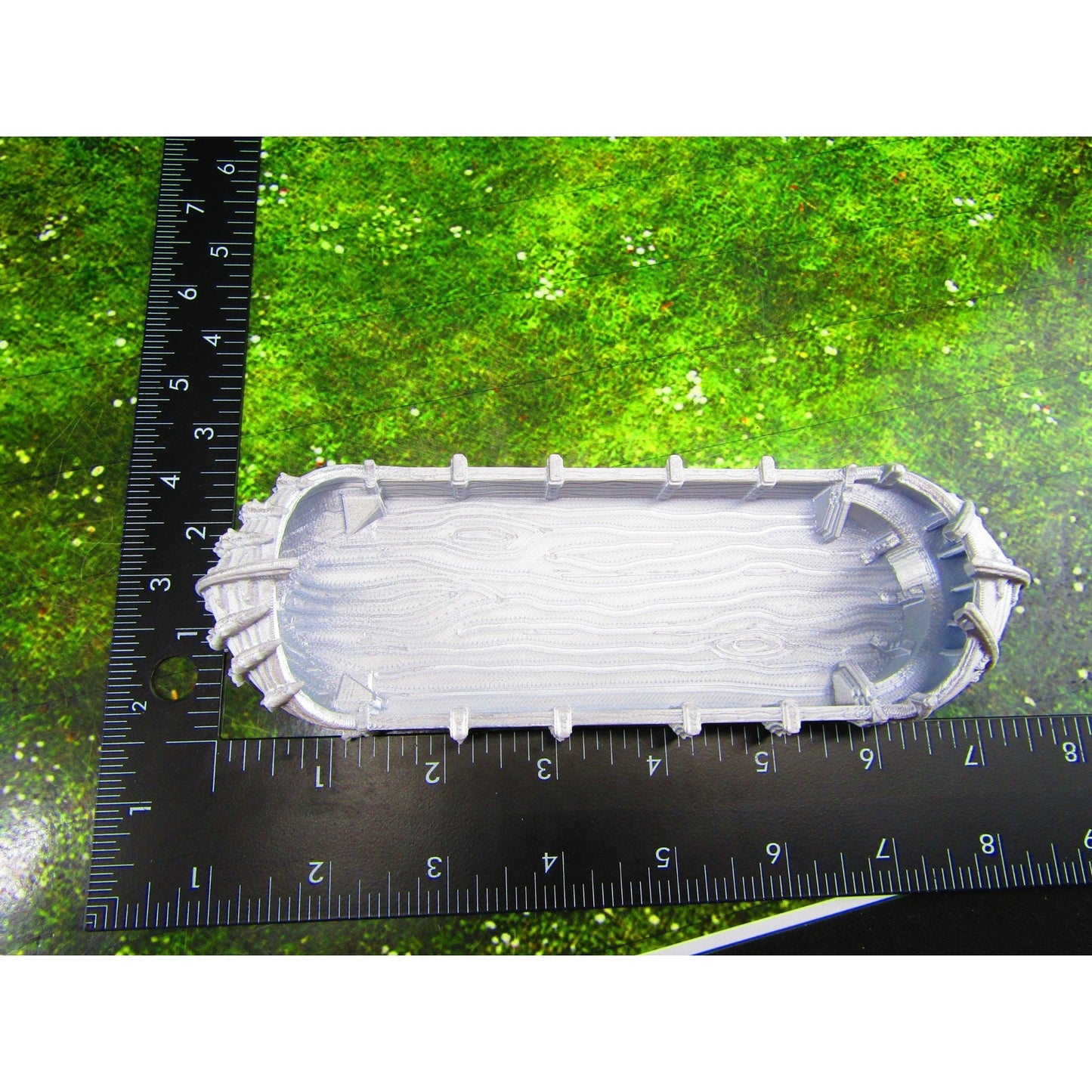 Large Ferry River Crossing Boat Vehicle Scatter Terrain Scenery 3D Printed Mini Miniature Model 28/32mm Scale Tabletop Gaming D&D