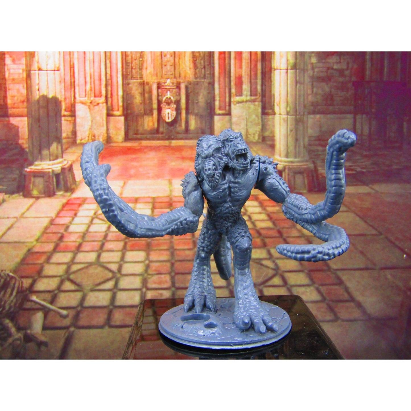 Demogorgon Deity Demon Underworld Monster Mini Miniature Model Character Figure 28mm/32mm Scale RPG Tabletop Gaming Wargaming D&D etc.
