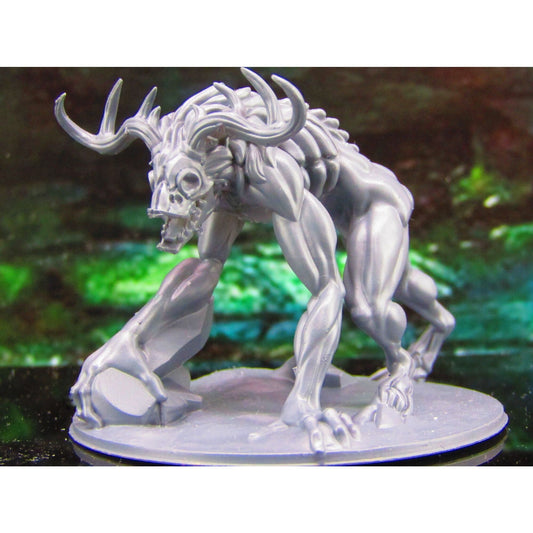 Wendigo Evil Spirit Cryptid Monster Pose A Mini Miniature Model Character Figure 28mm/32mm Scale RPG Tabletop Gaming Wargaming D&D etc.