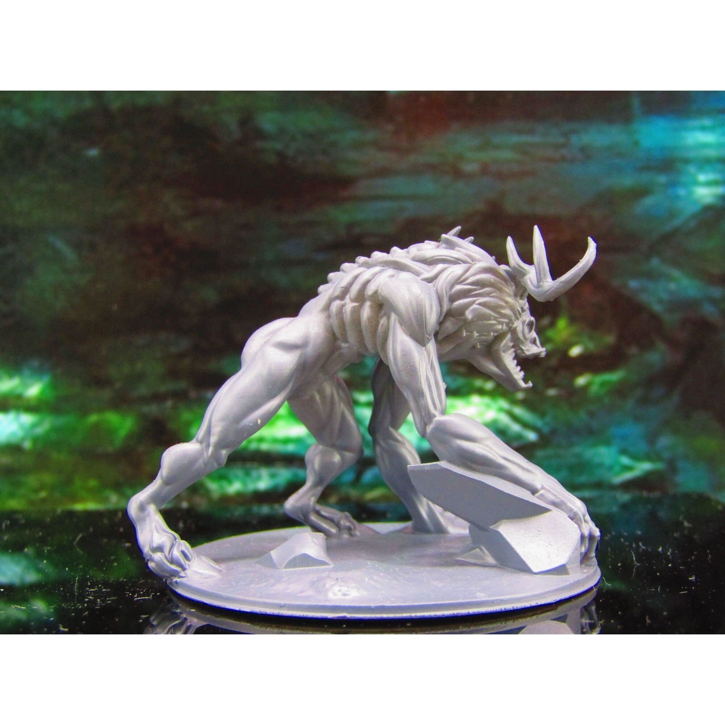 Wendigo Evil Spirit Cryptid Monster Pose A Mini Miniature Model Character Figure 28mm/32mm Scale RPG Tabletop Gaming Wargaming D&D etc.
