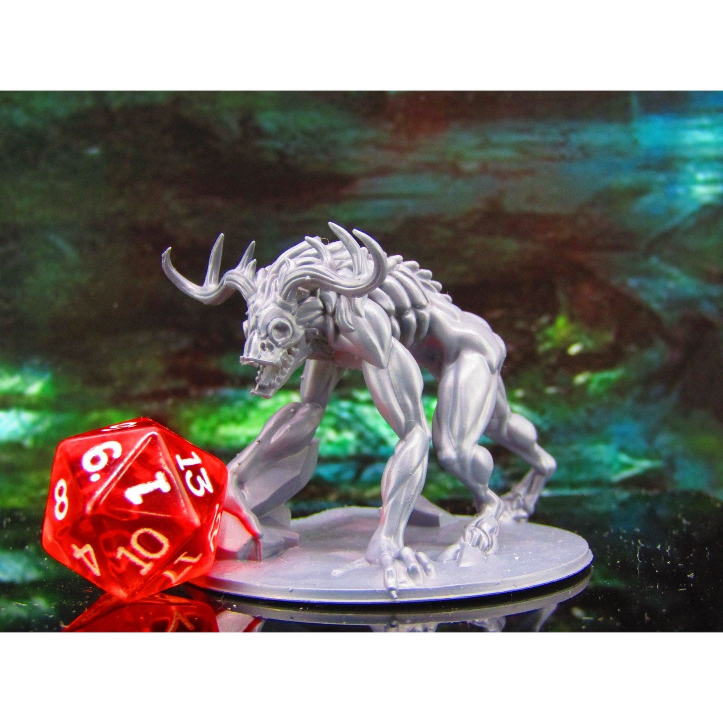 Wendigo Evil Spirit Cryptid Monster Pose A Mini Miniature Model Character Figure 28mm/32mm Scale RPG Tabletop Gaming Wargaming D&D etc.