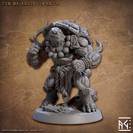 Tso ok Tortle Turtlekin Fighter | Fantasy Boss Enemy | Resin Mini Miniature Figure Scale Model | Dungeons & Dragons Pathfinder etc.