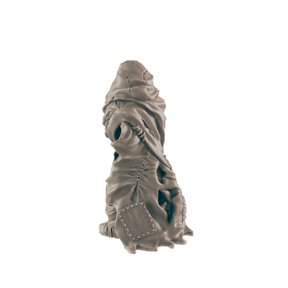 Half Orc Mini | Homeless Beggar | Male Monster Townsfolk NPC Figure | DnD Wargam