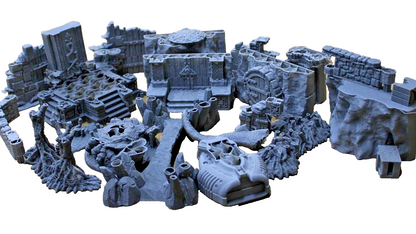 Random 1 lb. Lot of Factory Rejects Miniature Scenery Terrain Kitbashing C stock