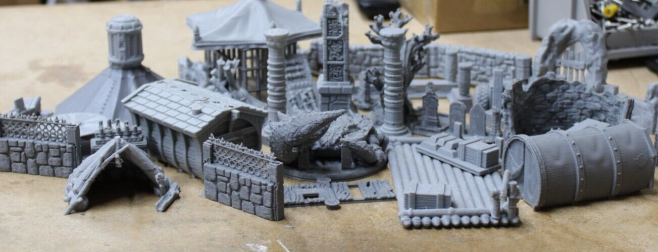 Random 1 lb. Lot of Factory Rejects Miniature Scenery Terra Kitbashing B st