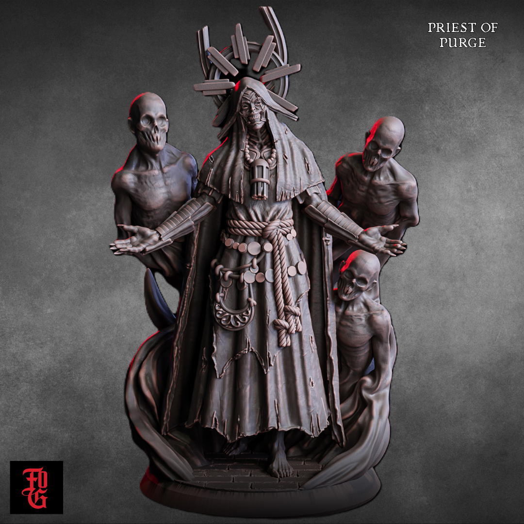 Purgatory of Sin TTRPG Encounter - Ghosts, Specters, & Spirits - D&D Miniature Lot