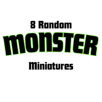 
              Mystery Box of 8 Random Mini Figures | 3D Printed Resin Models | Your Choice of Theme
            