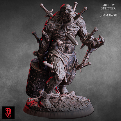 Purgatory of Sin TTRPG Encounter - Ghosts, Specters, & Spirits - D&D Miniature Lot