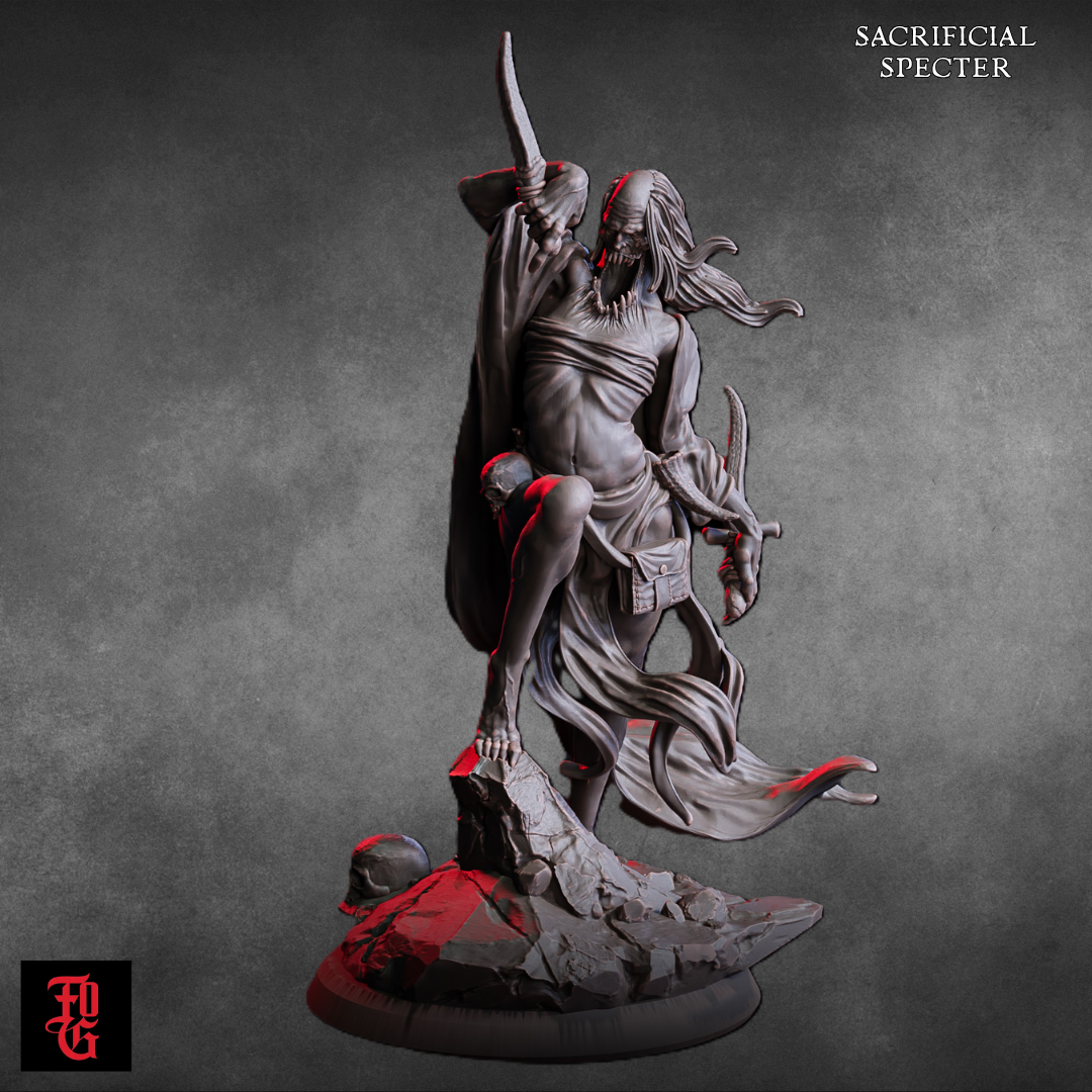 Purgatory of Sin TTRPG Encounter - Ghosts, Specters, & Spirits - D&D Miniature Lot