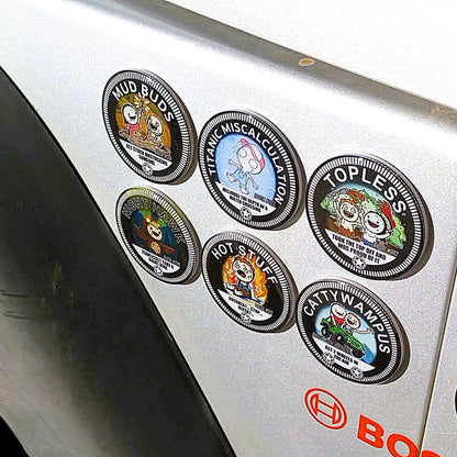 Off Road Adventure Badges / Emblems - Your Choice - Full Color UV Resistant Acrylic - 2.5" for Jeep, Truck, ATV, SxS, Motorcycles and More