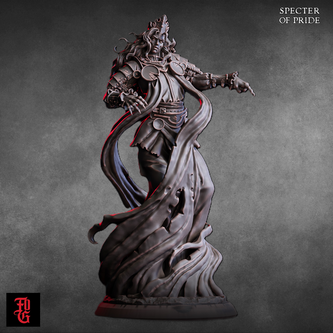 Purgatory of Sin TTRPG Encounter - Ghosts, Specters, & Spirits - D&D Miniature Lot