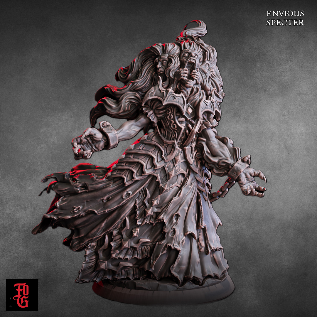 Purgatory of Sin TTRPG Encounter - Ghosts, Specters, & Spirits - D&D Miniature Lot