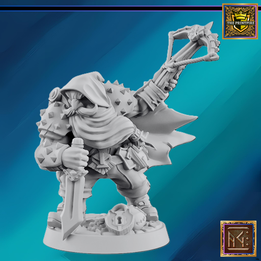 Merrian Silverfinger | Adventurer Hero Player Character | Mini Miniature Figure Scale Model | Dungeons & Dragons and other RPG Tabletop Games