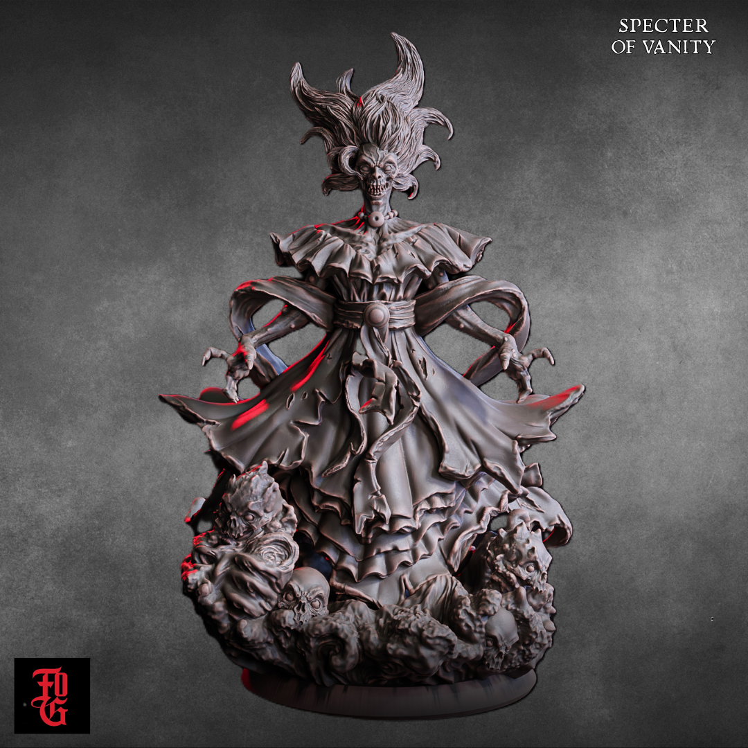 Purgatory of Sin TTRPG Encounter - Ghosts, Specters, & Spirits - D&D Miniature Lot